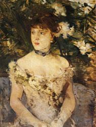 Berthe Morisot Young Woman in Evening Dress Sweden oil painting art